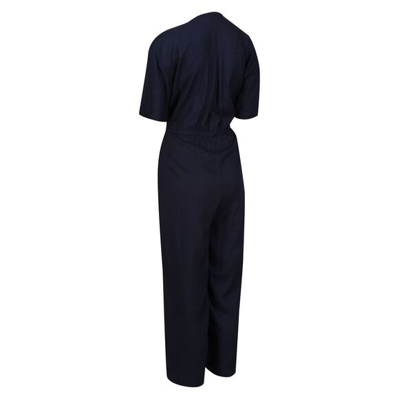 Regatta Womens/Ladies Streap Lightweight Button Front Short-Sleeved Jumpsuit / N - Picture 4 of 6
